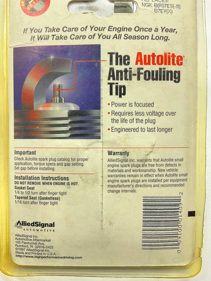 (2) Autolite WC4054 ANTI-FOULING Spark Plugs - Replaces NGK BR7ES