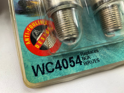 (4) Autolite WC4054 ANTI-FOULING Spark Plugs - Replaces NGK BR7ES