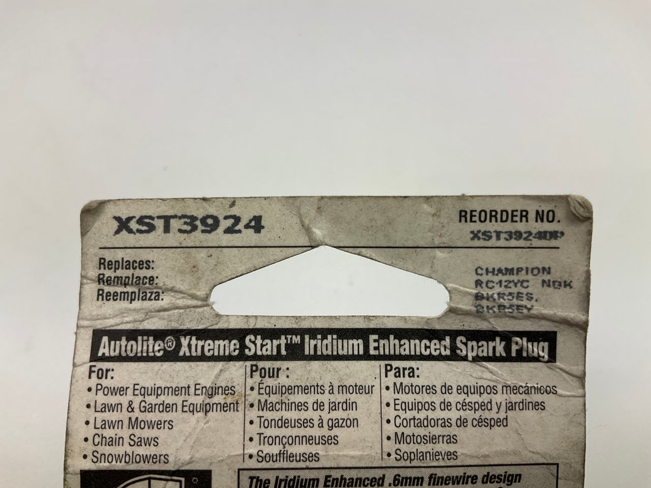 Autolite XST3924 Small Engine Ignition Spark Plug