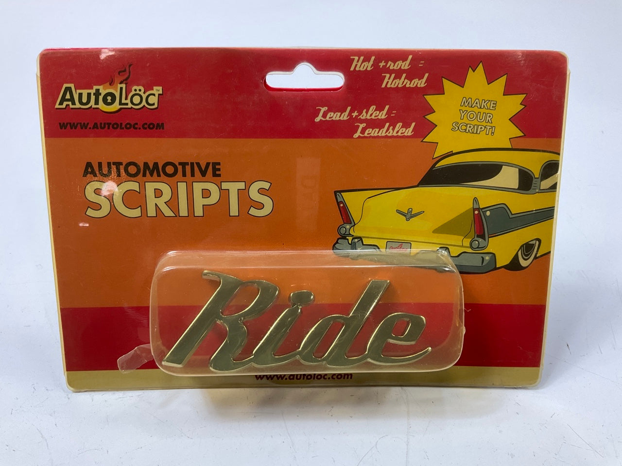 AutoLoc 13945 Smartscript Custom Script - RIDE - High Quality Chrome Finish