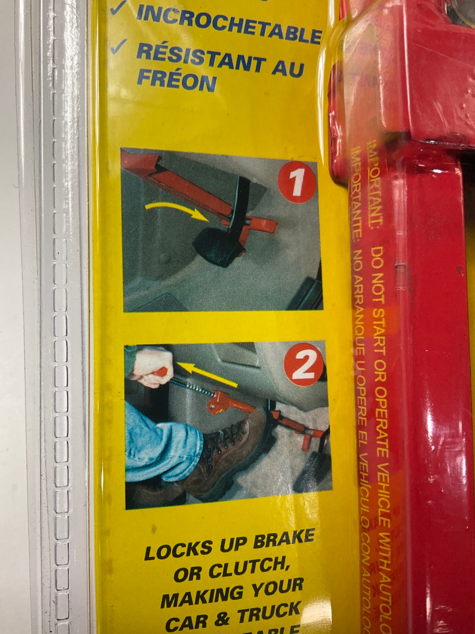 AutoLock - Pro 1640 Unbreakable Brake Pedal Lock