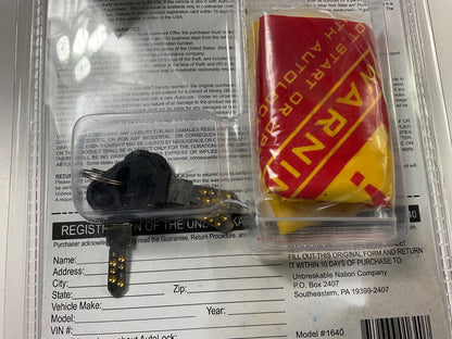 AutoLock - Pro 1640 Unbreakable Brake Pedal Lock