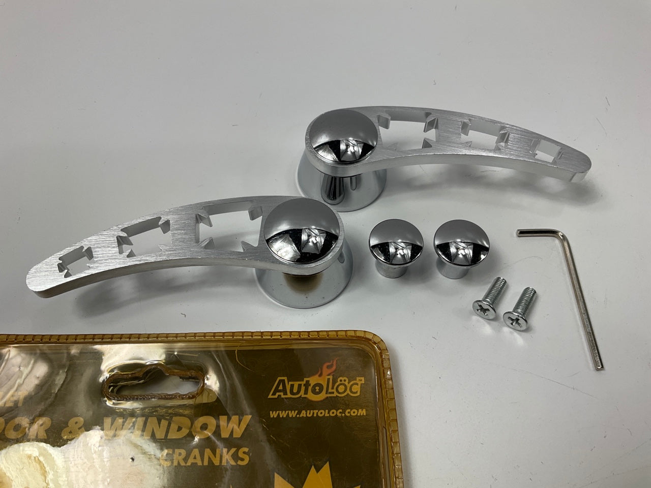 Autoloc AUTDNWC002 Billet ''Iron Cross'' Door & Window Cranks (Pair)