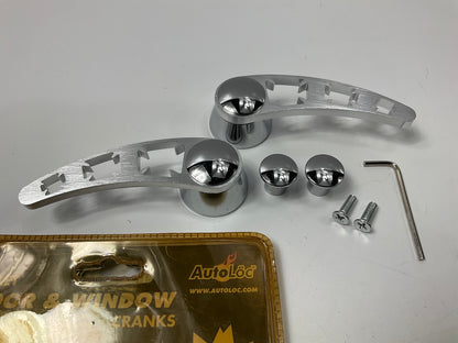 Autoloc AUTDNWC002 Billet ''Iron Cross'' Door & Window Cranks (Pair)