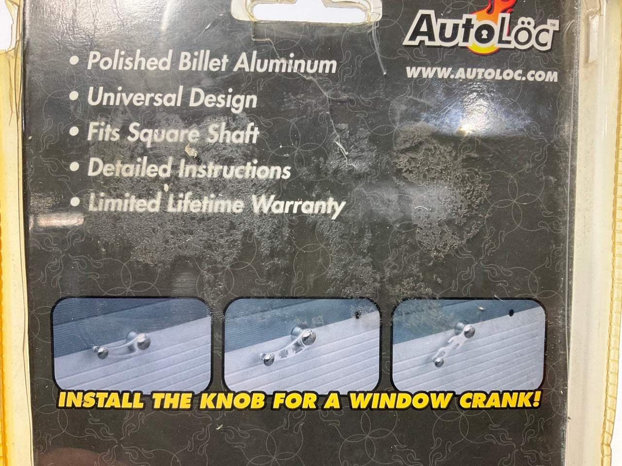 Autoloc AUTDNWC003 Universal Flame Billet Window Crank Handle Set
