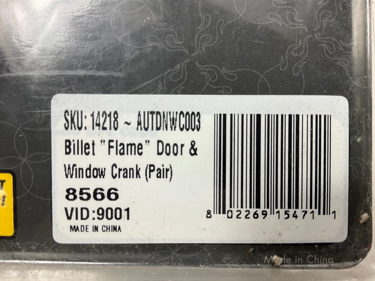 Autoloc AUTDNWC003 Universal Flame Billet Window Crank Handle Set