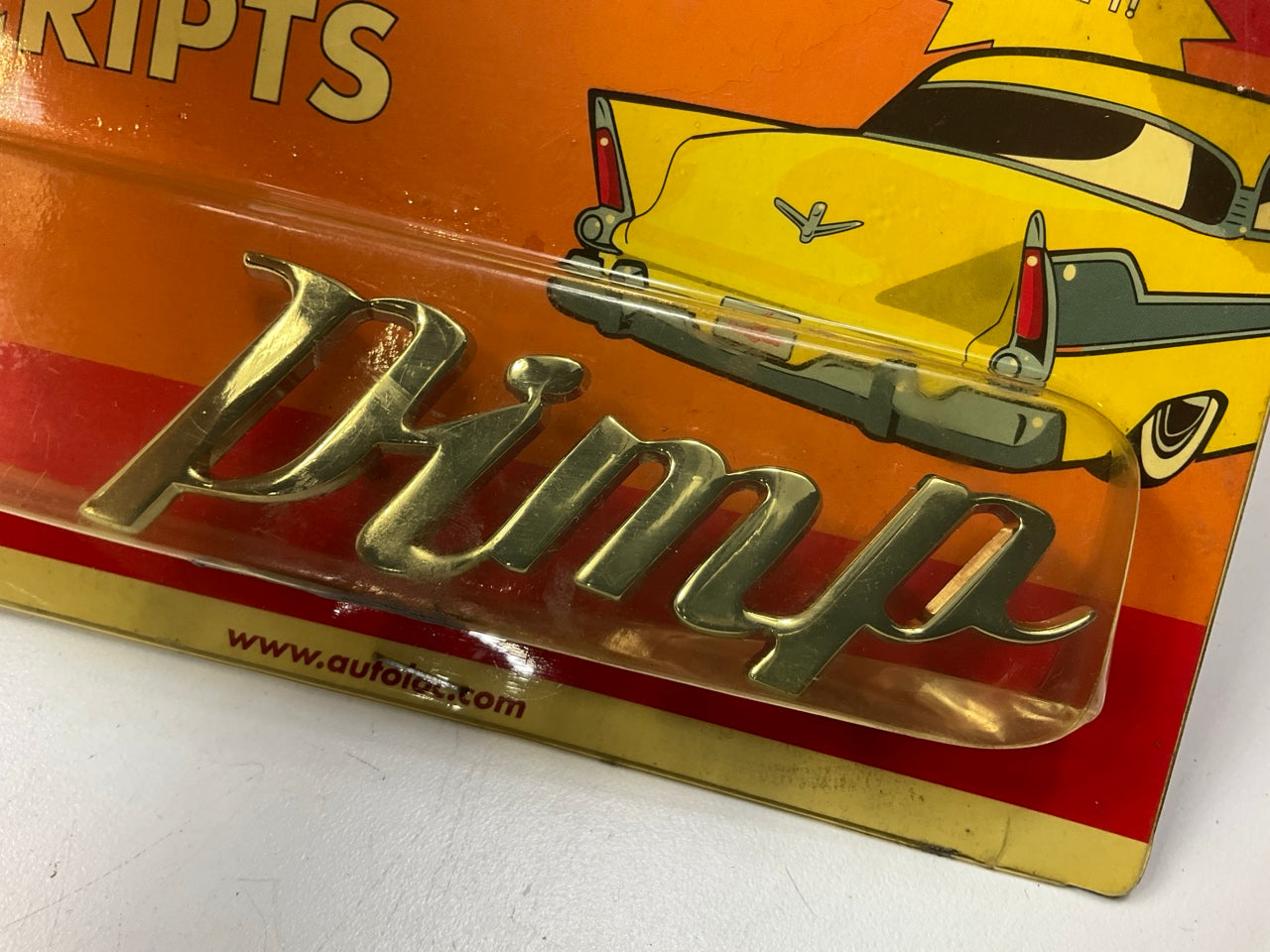 Autoloc BWSPIMP ''Pimp'' Automotive Script Emblem