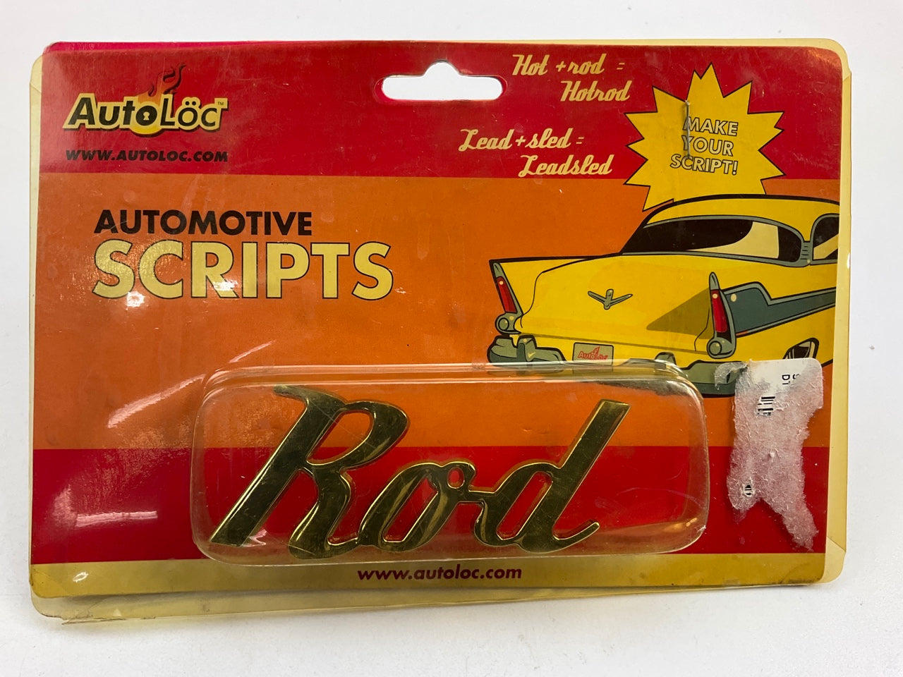 Autoloc CN8332 Automotive Scripts Smartscript Emblem BWS ''Rod''