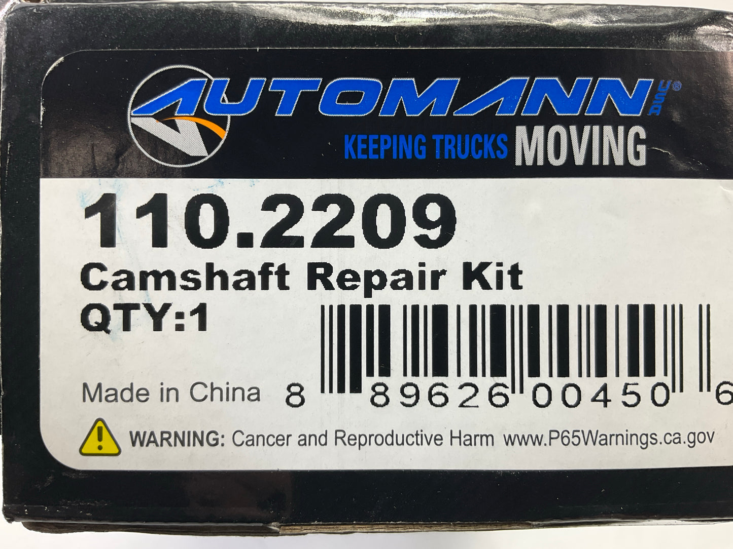 Automann 110.2209 Camshaft Repair Kit For Meritor 16.5'' Q And Q Plus Type TN, TP