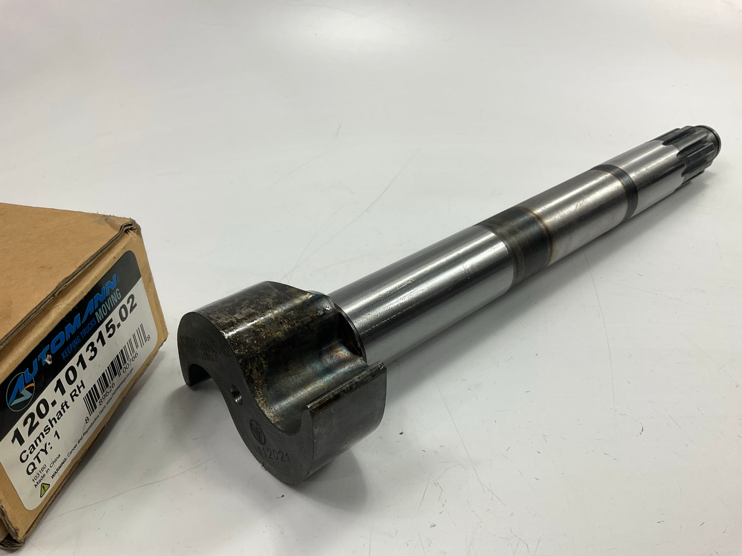 Automann 120.101315.02 Right Brake Camshaft, 1.50''-10 Spline, 13.469'' Long