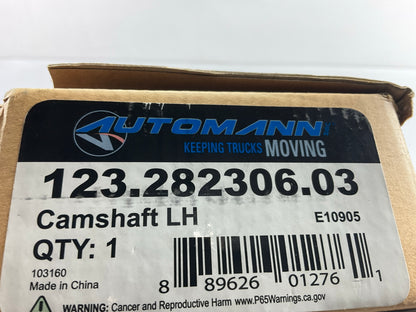 AUTOMANN 123.282306.03 Air Brake Camshaft, 1-1/2-28 X 23.188'', Left Side