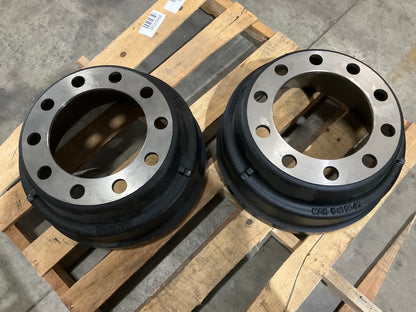 (2) Automann 151-6501BA Brake Drum, 16-1/2'' X 5'' - 10 Hole, 8.78'' Pilot