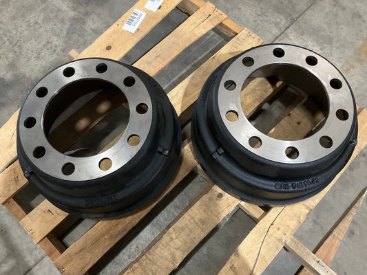 (2) Automann 151-6501BA Brake Drum, 16-1/2'' X 5'' - 10 Hole, 8.78'' Pilot