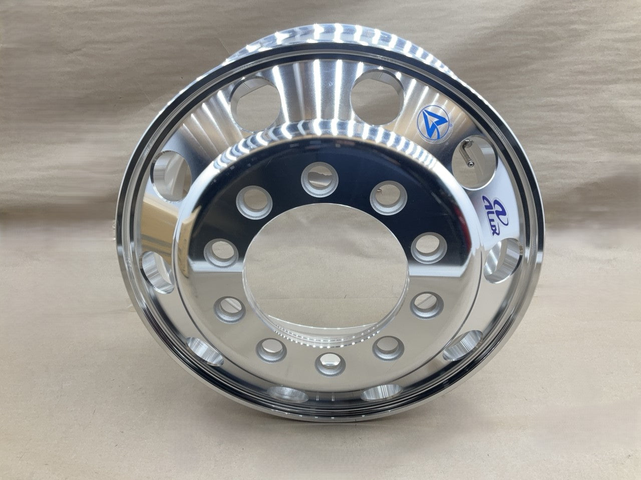 Automann 157.A225X825SP Aluminum Wheel, 22.5'' X 8.25'', Stud Pilot, 10 Hole