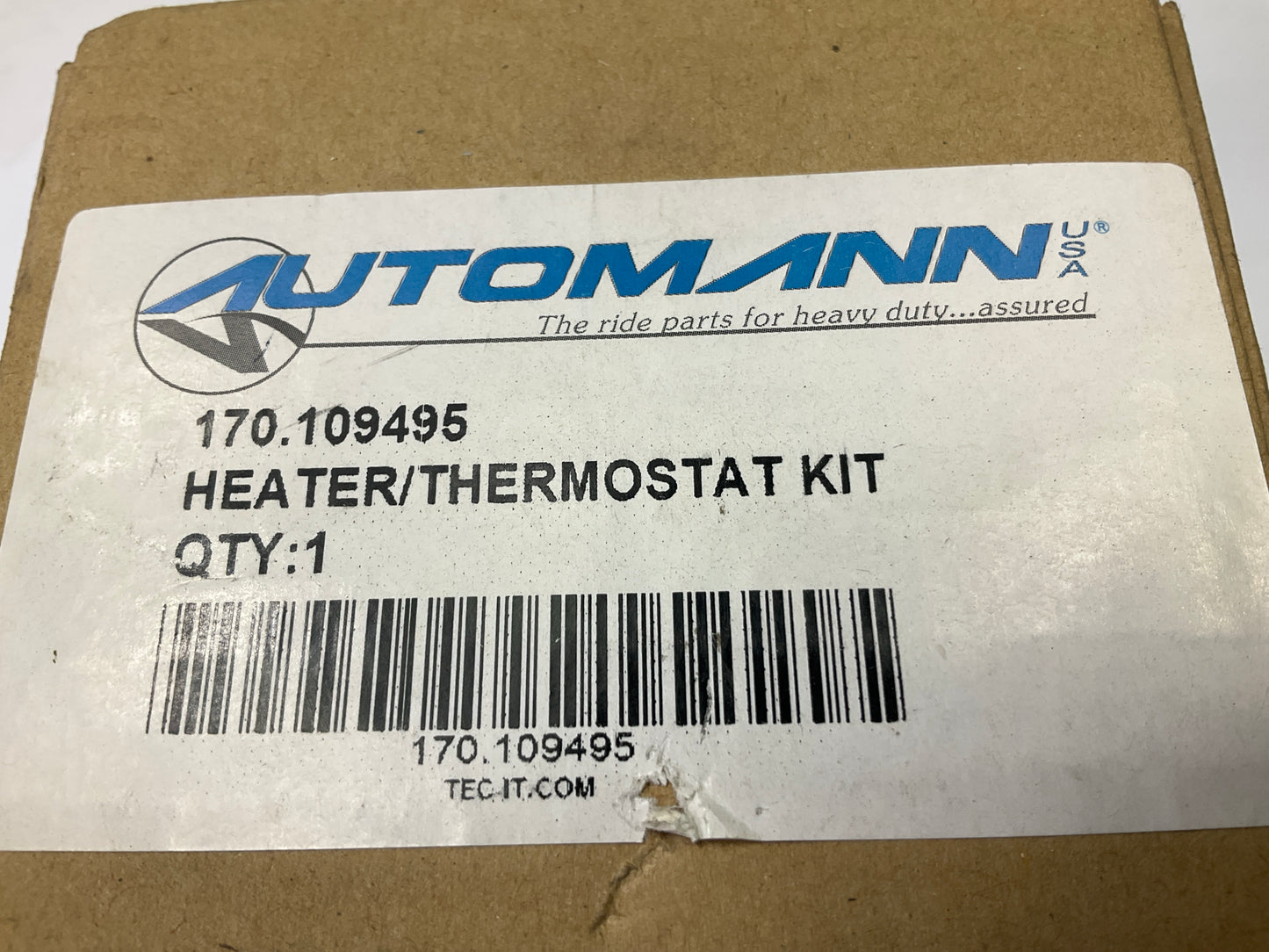 Automann 170.109495 12 Volt Heater And Thermostat For AD-IP, AD-IS Air Dryer