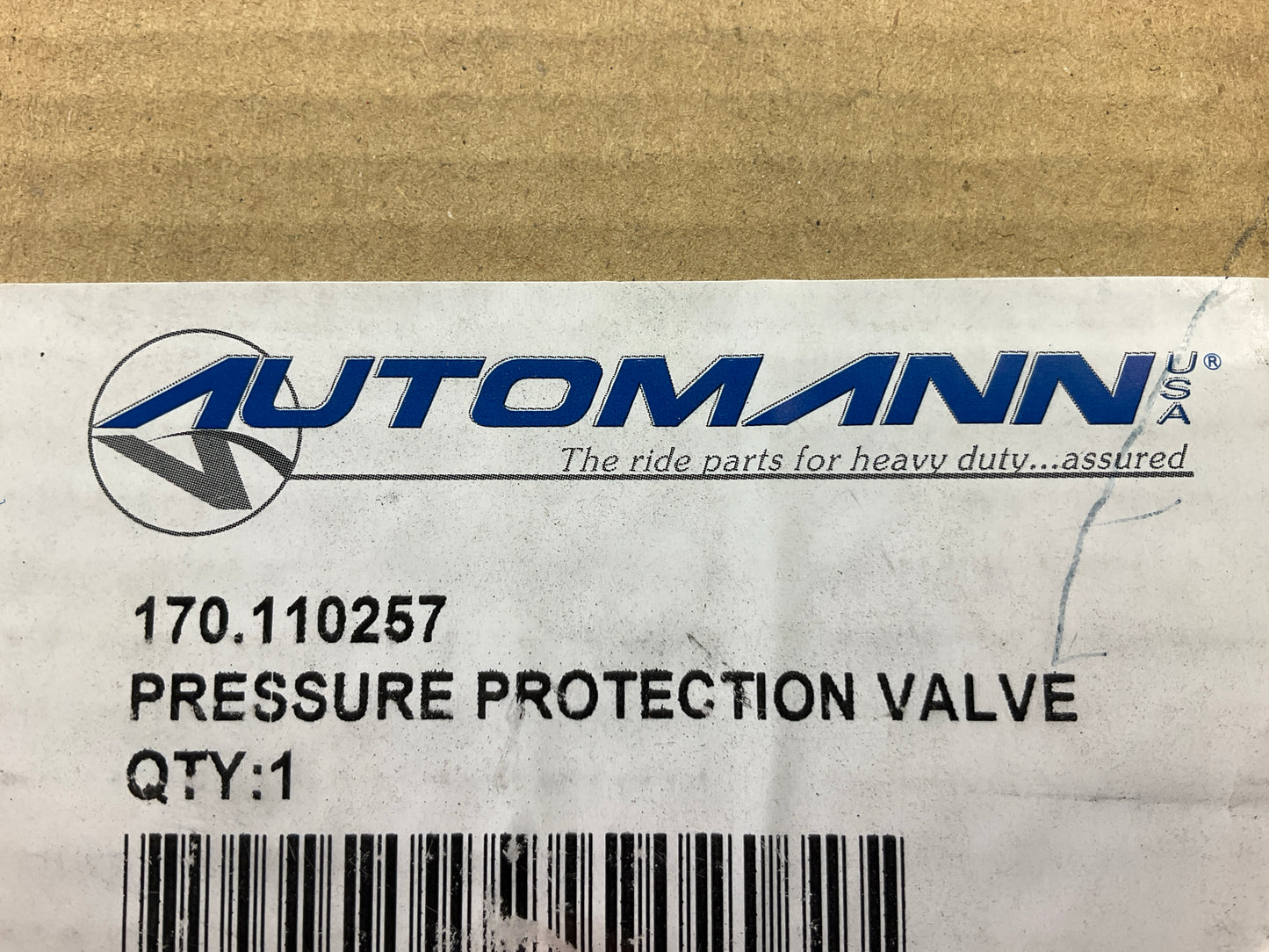 Automann 170.110257 Pressure Protection Valve, 3/8'', 75 PSI Open, 70 PSI Closed