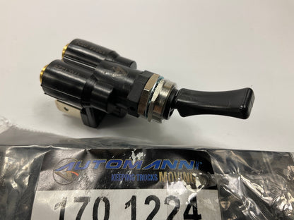 Automann 170.1224 Air/Electric Three-Way Paddle Style Toggle Valve, 5 Amp 12V