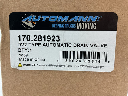 Automann 170.281923 DV-2 Automatic Drain Valve