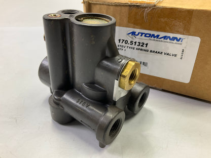 Automann 170.51321 TEV Type Spring Brake Valve Replaces Bendix # 51301