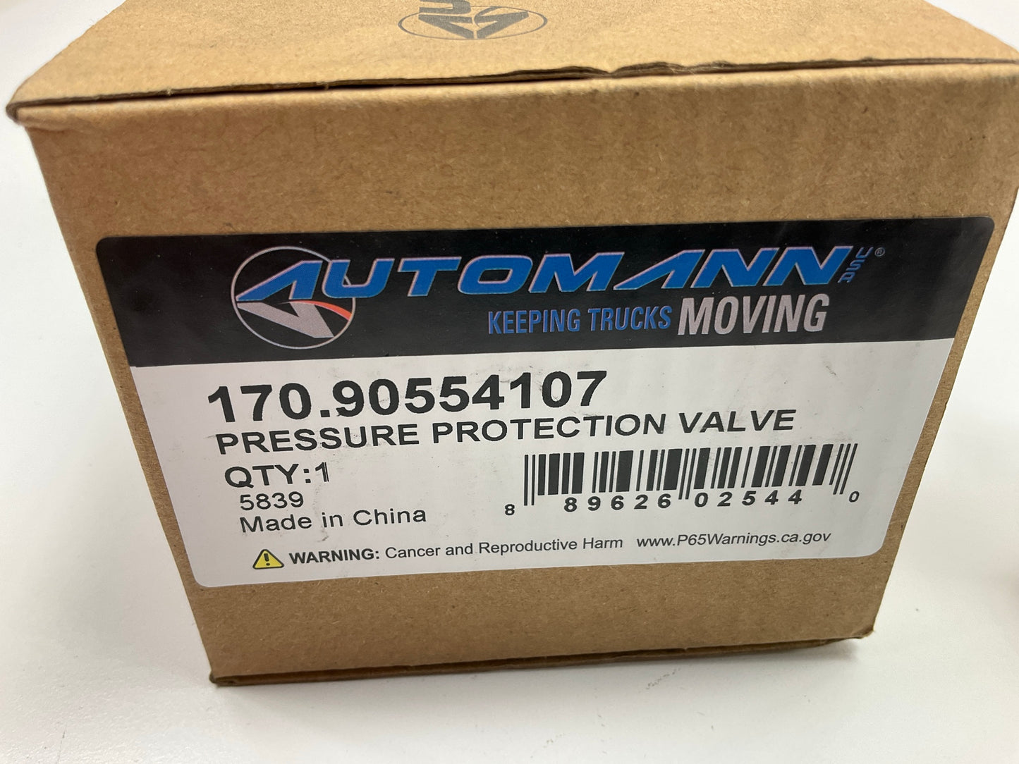 Automann 170.90554107 Pressure Protection Valve Replaces Neway 90554107, 9056015