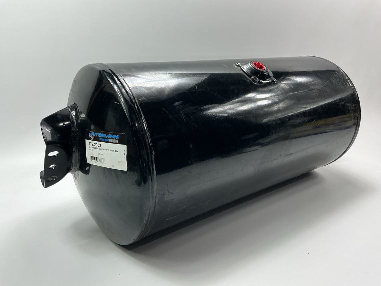 Automann 172.2002 Air Tank, 12 Gallon, 3/4'' Main, 1/4'' Drain, 2'' End Ports