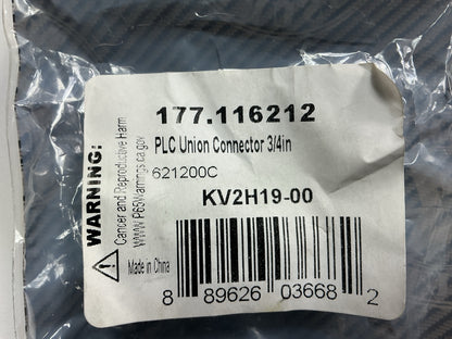 Automann 177.116212 Push To Connect Union, 3/4'' Tubing