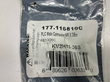 Automann 177.116810C PLC Fitting Male Air Brake Connector 5/8'' X 3/8'' NPT