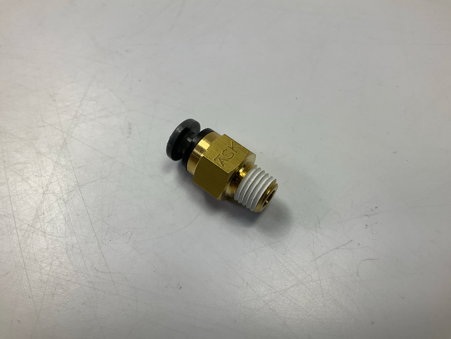 Automann 177.1168251 Male PLC Air Brake Fitting Brass Connector, 5/32'' X 1/16''