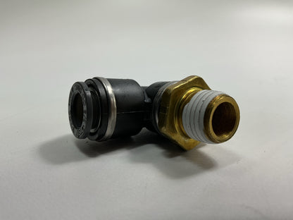 Automann 177.11696B Push-Lock Air Brake Fitting, 90° Male Swivel Elbow 3/8 X 1/4