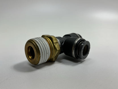 Automann 177.11716D Push-Lock Air Brake Fitting, Male Run Tee, 3/8'' X 1/2''