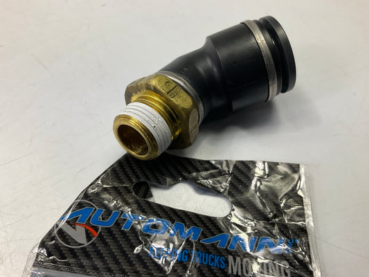 Automann 177.117410C Push To Connect 45 Degree Elbow, 5/8'' Tube X 3/8'' NPT