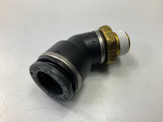 Automann 177.117410C Push To Connect 45 Degree Elbow, 5/8'' Tube X 3/8'' NPT