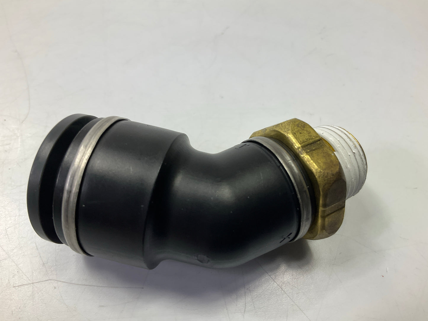Automann 177.117410C Push To Connect 45 Degree Elbow, 5/8'' Tube X 3/8'' NPT