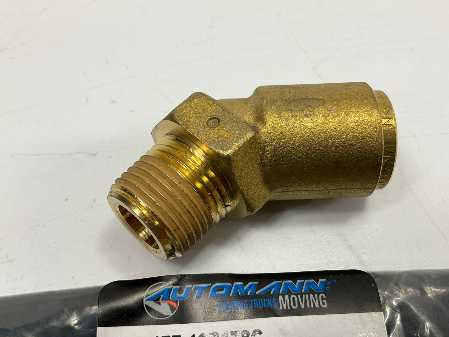 Automann 177.13B178C 45 Degree PLC Push-lock Air Brake Fitting 1/2'' X 3/8'' Elbow