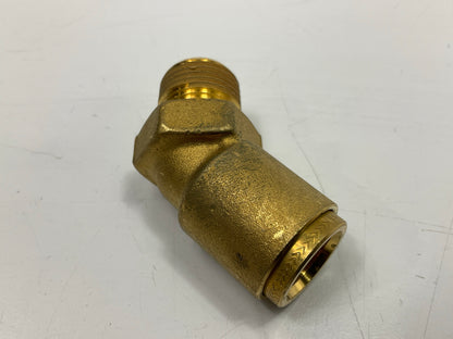 Automann 177.13B178C 45 Degree PLC Push-lock Air Brake Fitting 1/2'' X 3/8'' Elbow