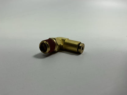 Automann 177.13B692A Brass PLC Brake Line Connector Elbow 1/8'' Tube X 1/8'' NPT