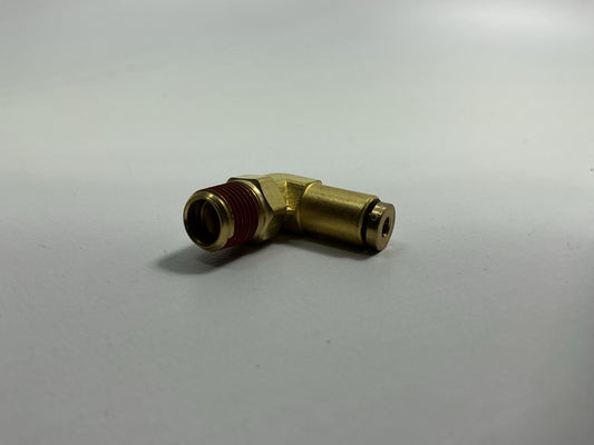 Automann 177.13B692A Brass PLC Brake Line Connector Elbow 1/8'' Tube X 1/8'' NPT