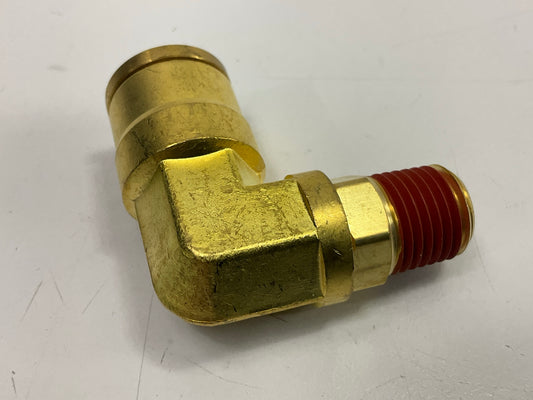 Automann 177.13B698B Push-Lock Air Brake Fitting 90° Male Swivel Elbow 1/2 X 1/4