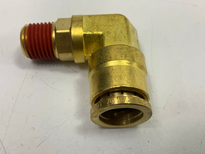 Automann 177.13B698B Push-Lock Air Brake Fitting 90° Male Swivel Elbow 1/2 X 1/4