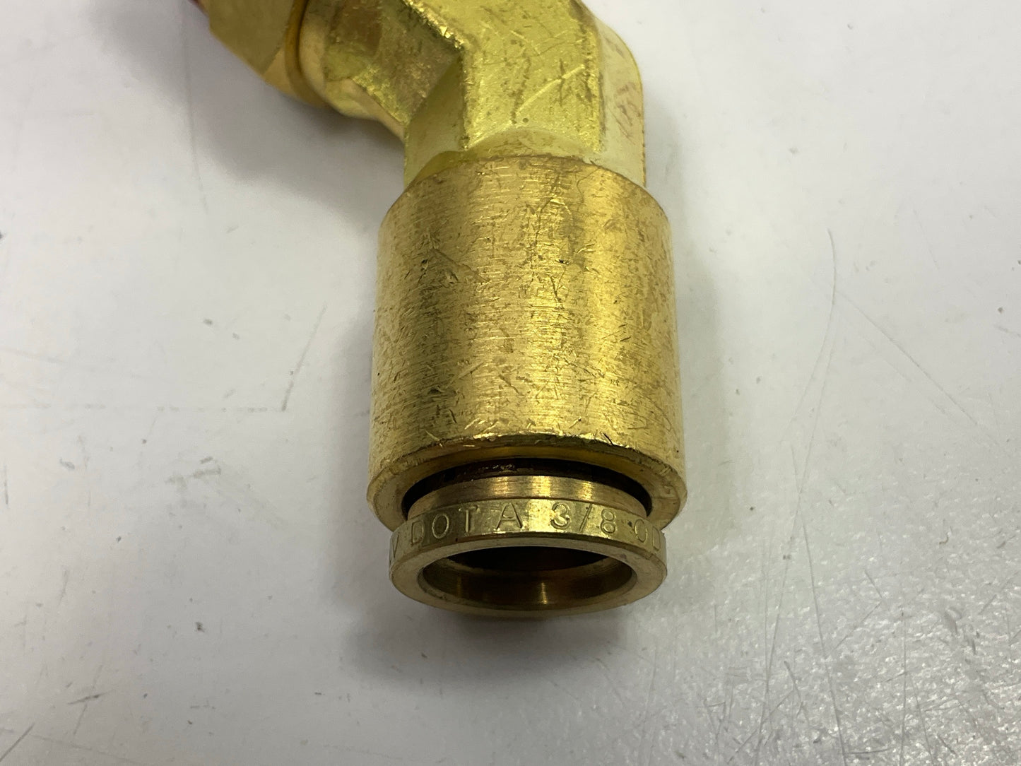 Automann 177.13B746C Brass PLC 45 Degree Male Elbow, 3/8'' Tube X 3/8'' Pipe