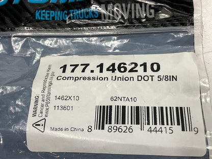 Automann 177.146210 5/8'' Brass Union For Nylon Air Brakes