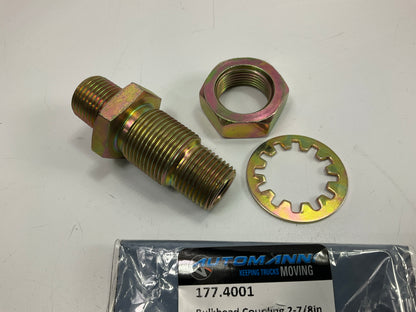 Automann 177.4001 Bulk Head Air Fitting, 1/4'' NPT X 1/2'' NPT
