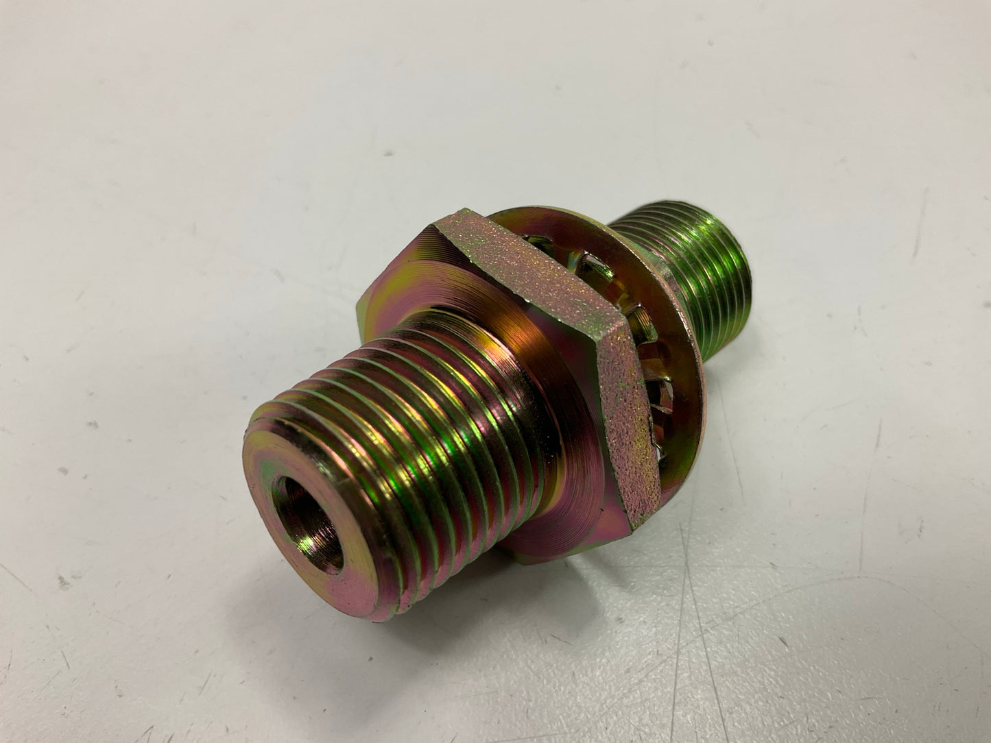 Automann 177.4005 1/2'' Male X 1/4'' Female Bulkhead Frame Fitting 2-5/32'' Long