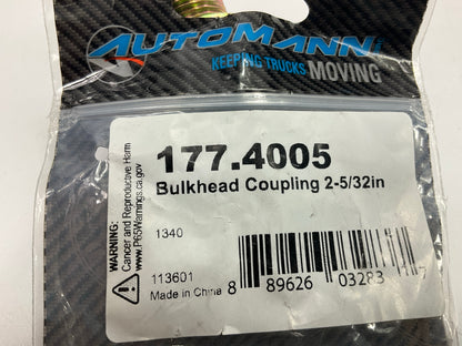 Automann 177.4005 1/2'' Male X 1/4'' Female Bulkhead Frame Fitting 2-5/32'' Long