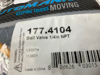 Automann 177.4104 Ball Valve, 1/4'' NPT Female Ends