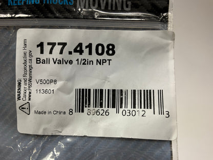 Automann 177.4108 Ball Valve 1/2'' NPT Female Tee Handle