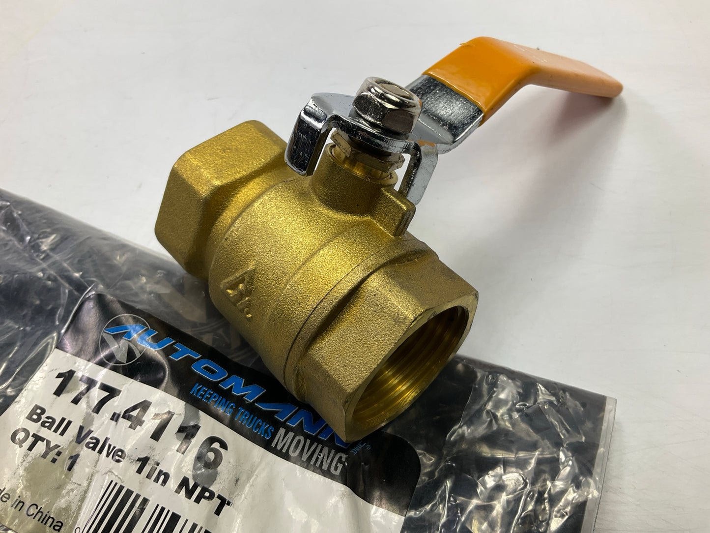 Automann 177.4116 Ball Valve, 1'' NPT Female Ends