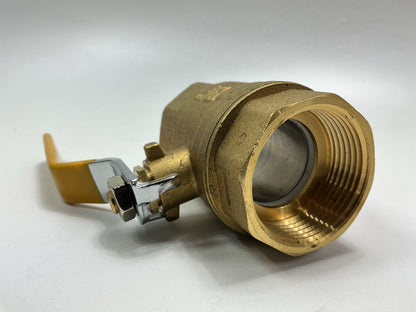 Automann 177.4120 Brass Ball Valve, 1-1/4'' NPT Female