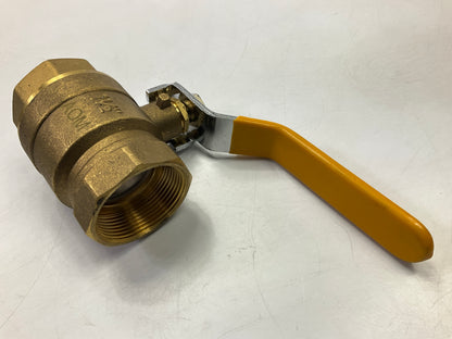 Automann 177.4124 Brass Ball Valve, 1-1/2'' NPT Female