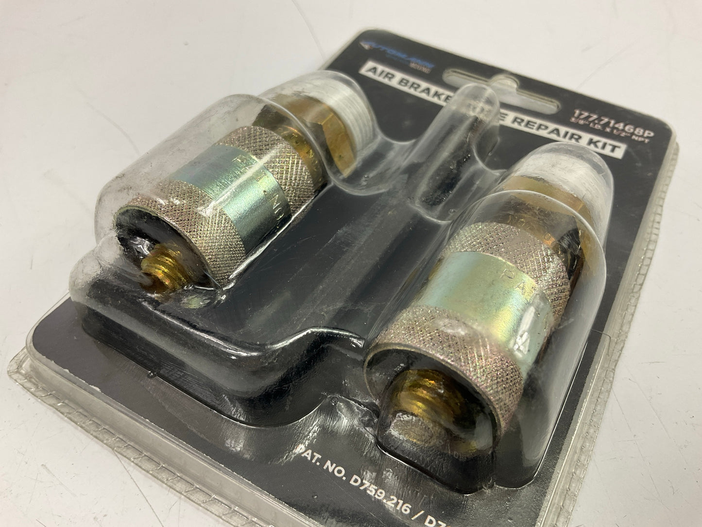 Automann 177.71468P Air Brake Hose Repair Kit 1/2'' NPT For 3/8'' ID Rubber Hose